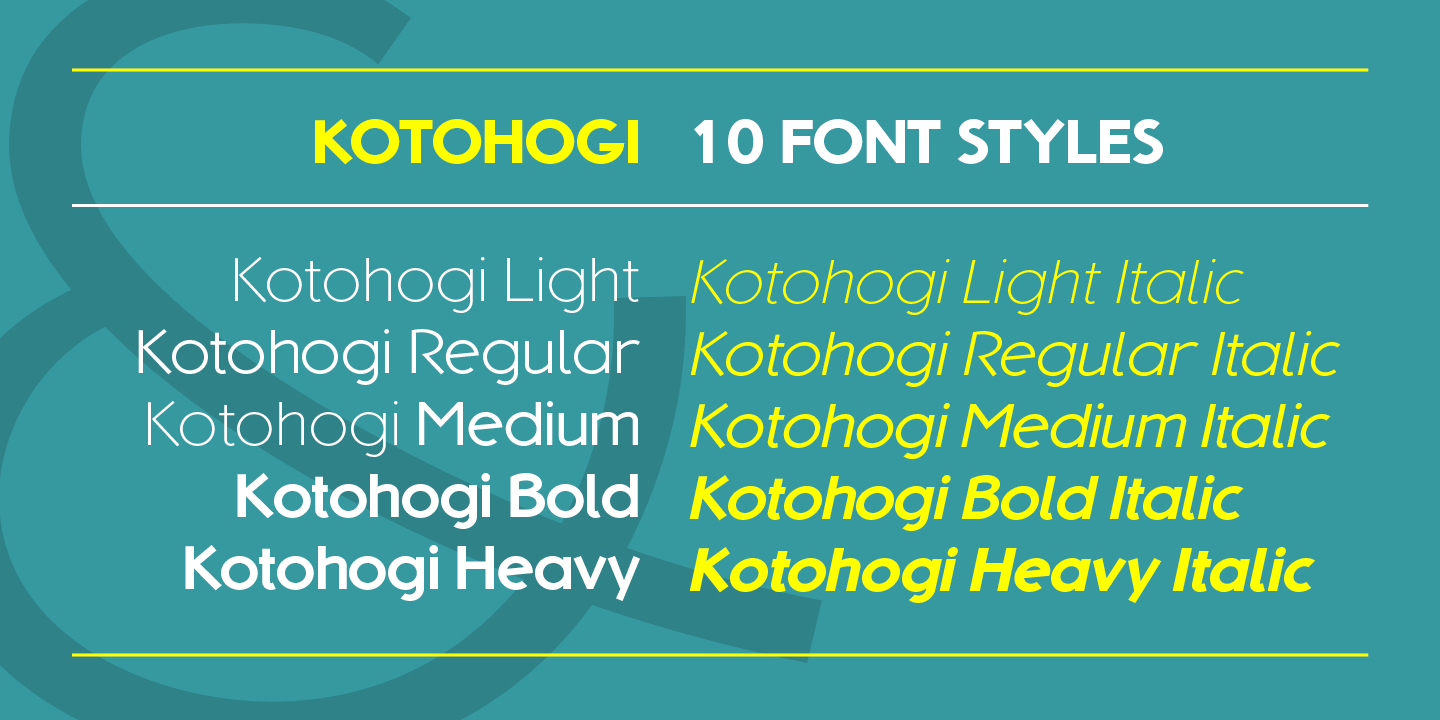 Example font Kotohogi #4